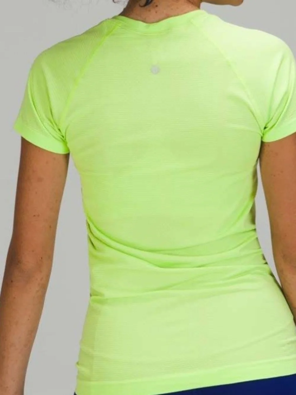 lululemon athletica Neon Lime Short-Sleeve Active Tee
